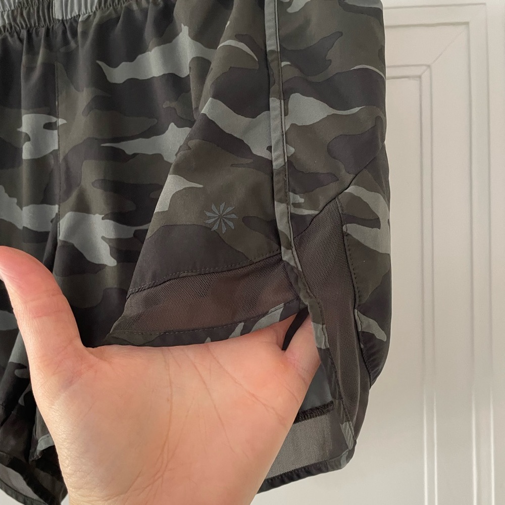 EUC Athleta Mesh Racer Running Short - Picture 3 of 8